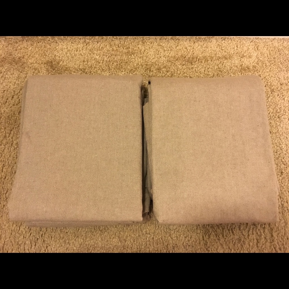 Pottery Barn Peyton Drapes in oatmeal 50x96